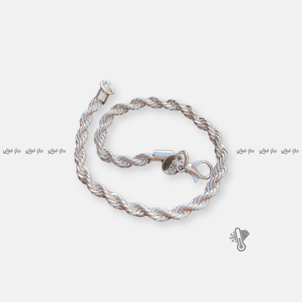 KIT ROPE EM PRATA 925 - CORRENTE & PULSEIRA - LAB ICE