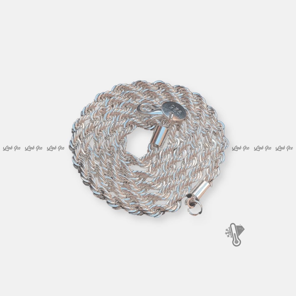KIT ROPE EM PRATA 925 - CORRENTE & PULSEIRA - LAB ICE