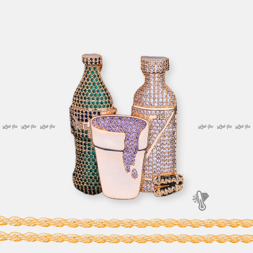 PINGENTE SPRITE & CODEIN + CORRENTE