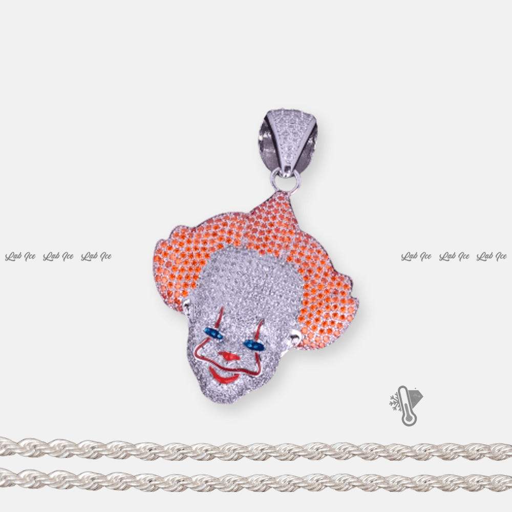 PINGENTE I't PENNYWISE + CORRENTE - LAB ICE