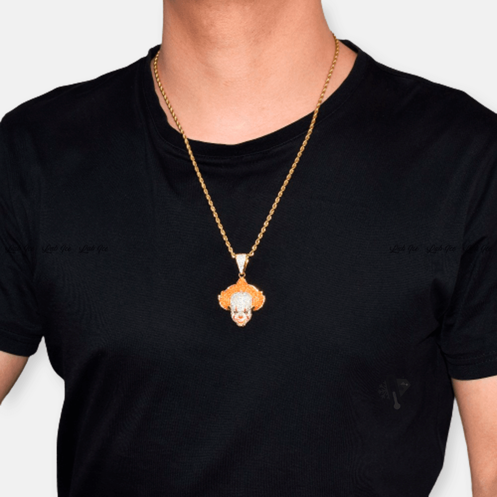 PINGENTE I't PENNYWISE + CORRENTE - LAB ICE