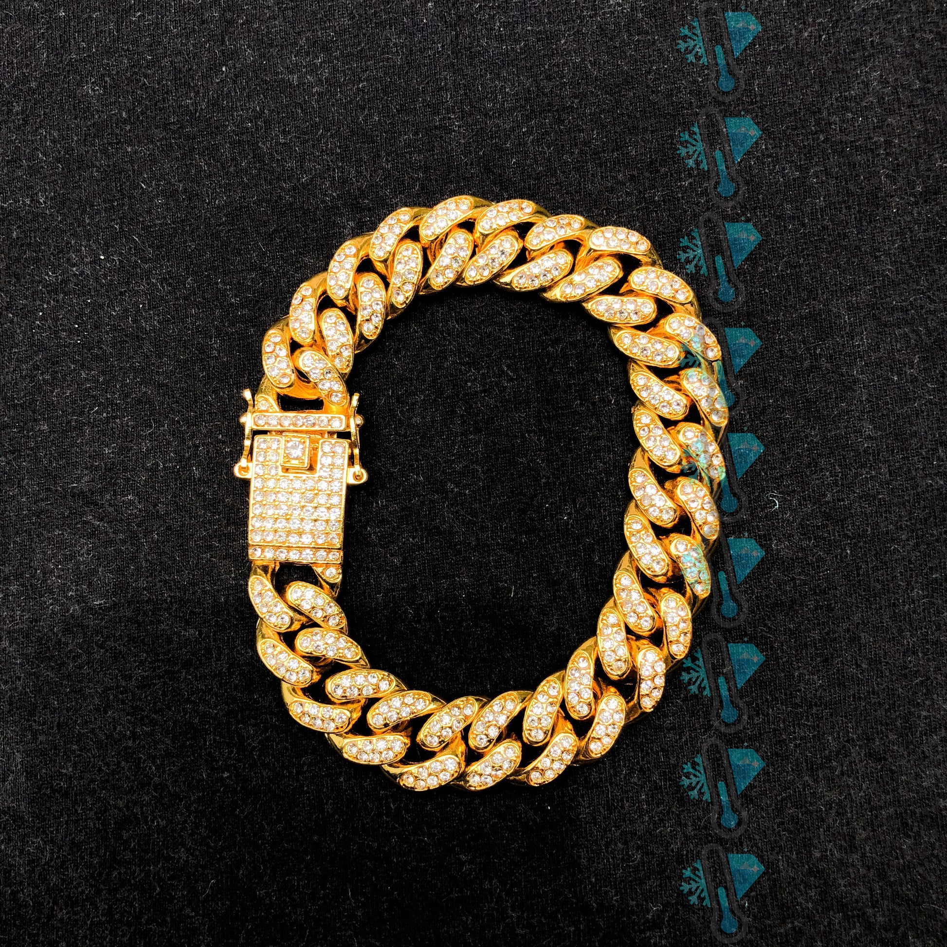 KIT PATEK + PULSEIRA ICE CUBAN MIAMI - LAB ICE