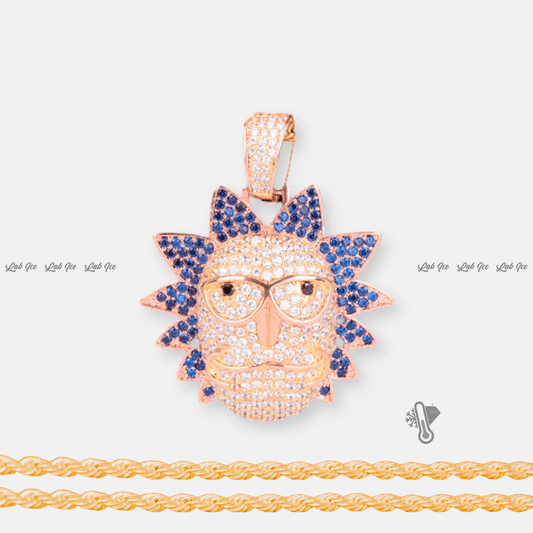 PINGENTE RICK + CORRENTE - LAB ICE